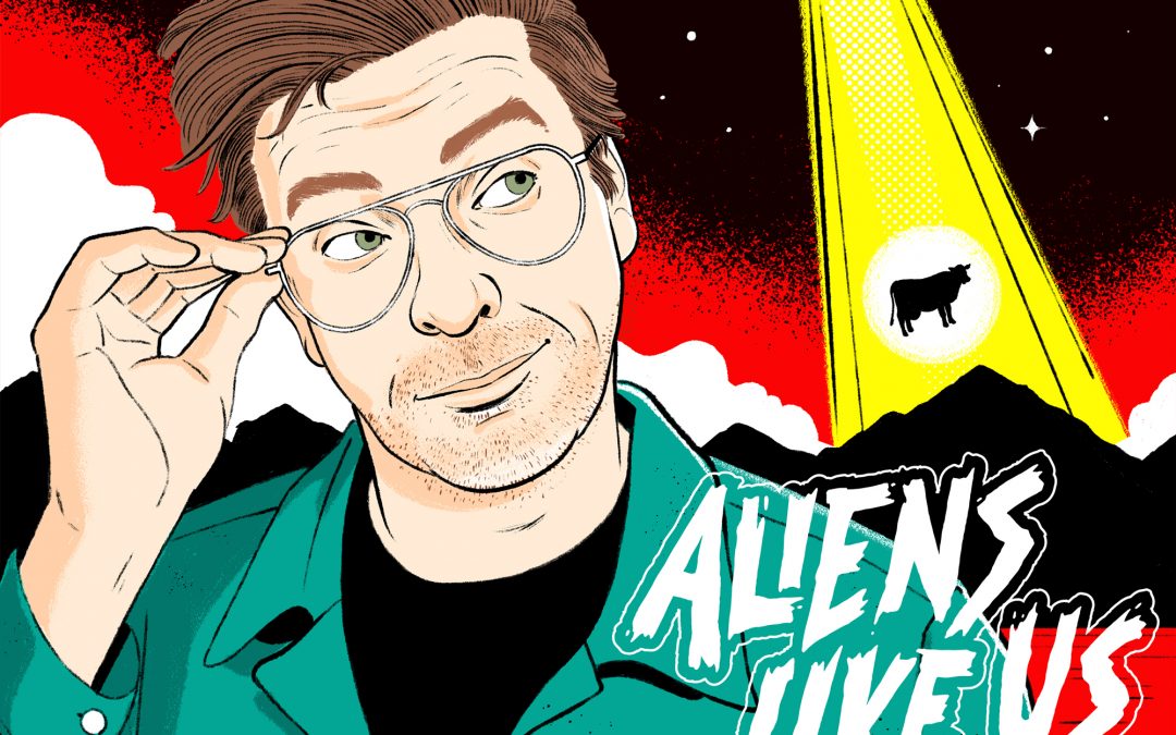 Aliens Like Us – LIVE Interview with  Rhys Darby & Leon “Buttons” Kirkbeck